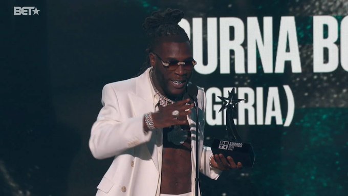 Burna Boy BET Awards