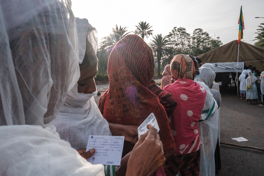 PICS: Ethiopians vote in poll overshadowed by Tigray