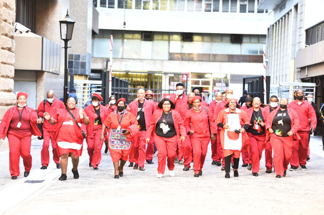 EFF protest