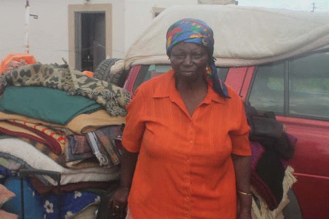 WATCH | Angry residents block 75-year-old woman who lived in her car from getting RDP house