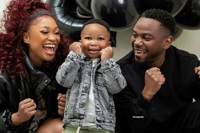 WATCH | Celebrity couple Thomas Gumede and Zola Nombona share their son's first day of school