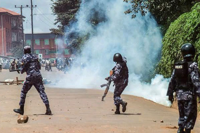 Uganda protest