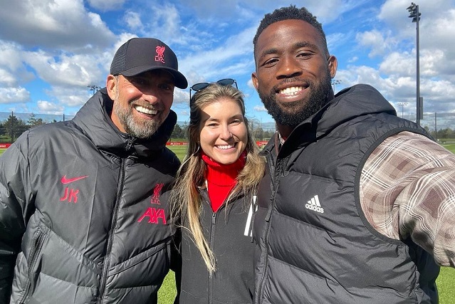 LOOK: Bok captain Siya Kolisi and wife Rachel give inside access into their Liverpool FC visit