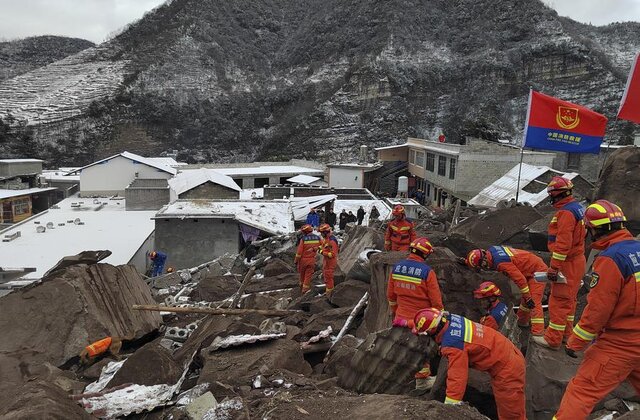 china landslide