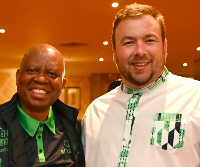 Herman Mashaba and Michael Beaumont