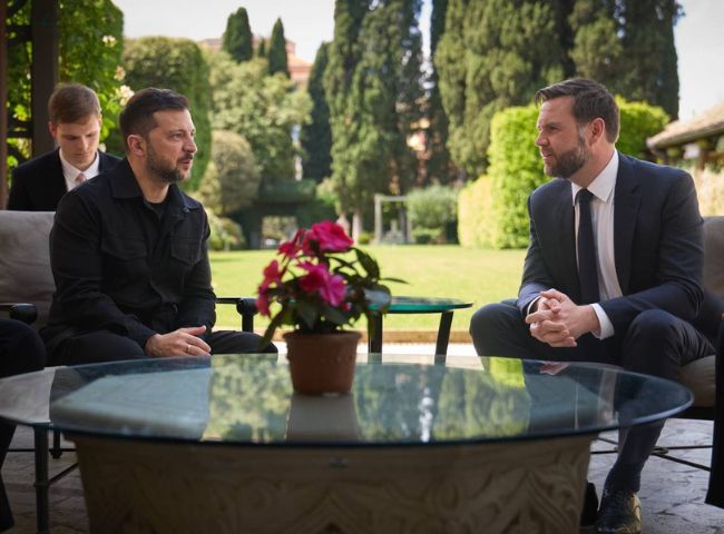 Zelensky and Vance