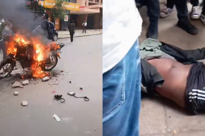 Motorbike-riding ‘goons’ attack Kenya protesters