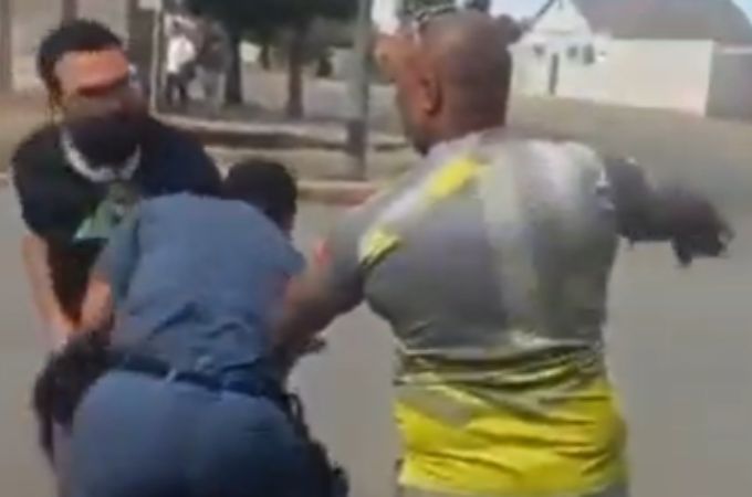 Police officer attacked
