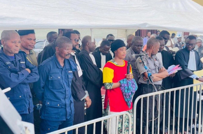 German woman convicted of bank robbery in DRC