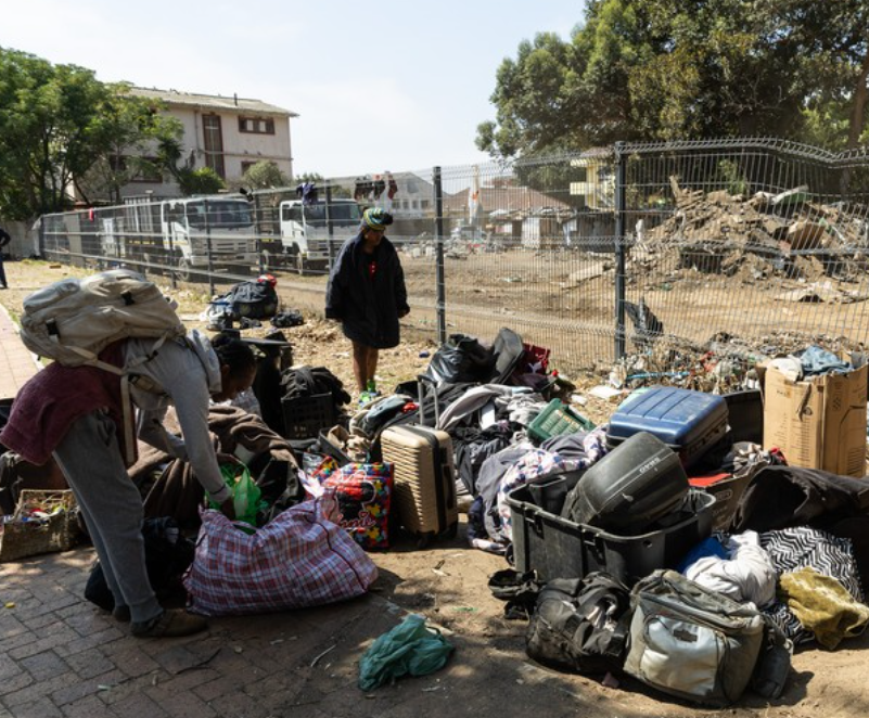 Dozens evicted from informal settlement opposite Cape Town stadium