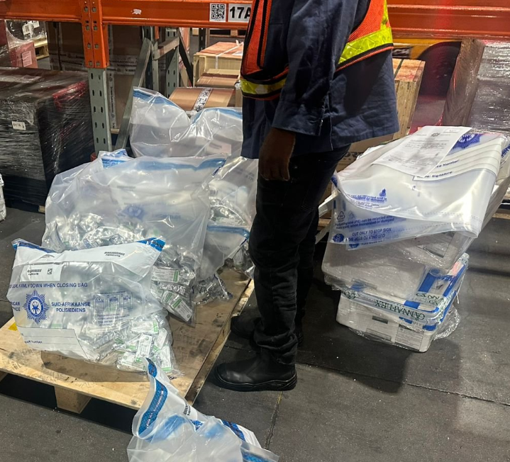 Police seize R2.8m drugs shipment at OR Tambo International Airport