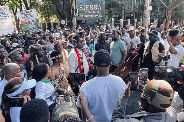 ActionSA, civic groups lead Johannesburg protest against illegal immigration