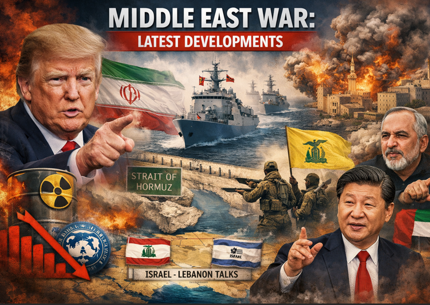 Middle East latest: Trump presses Iran for deal, IMF warns of global slowdown