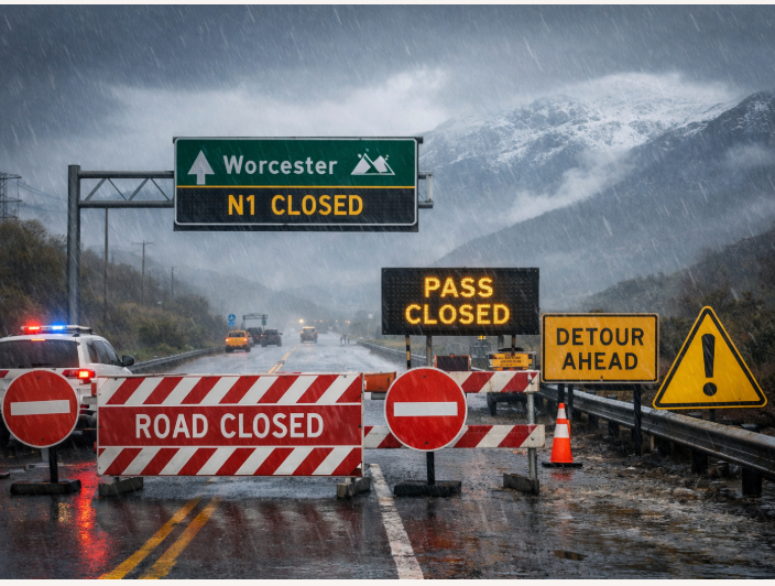 WATCH | Storms batter Cape Town, N1 closure cuts access to City