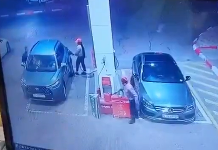 Petrol station
