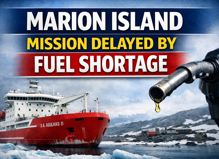 Middle East crisis stalls South African sub-Antarctic relief mission
