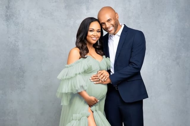 ‘We are overjoyed’: Kenny Lattimore and Faith Jenkins welcome baby Roman