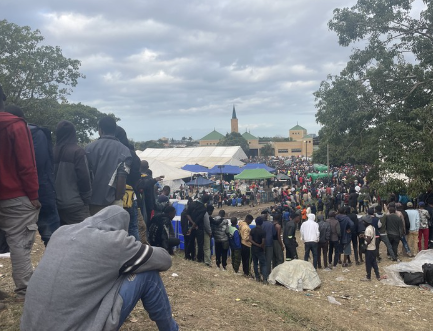 200 refugees, legally in SA, forced to join thousands camping outside Sherwood Hall