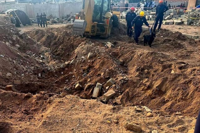 At least 10 injured as building collapses in Durban, several feared trapped