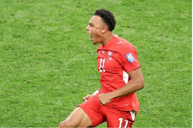 Switzerland beat Algeria 2-0 to move into World Cup last 16