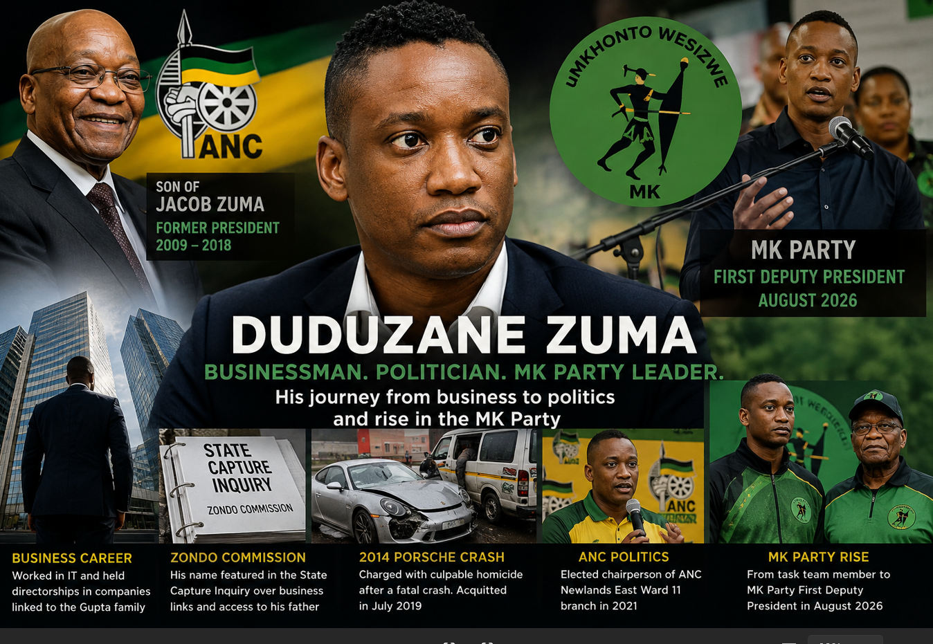 Who is Duduzane Zuma? Age, career, family and political rise