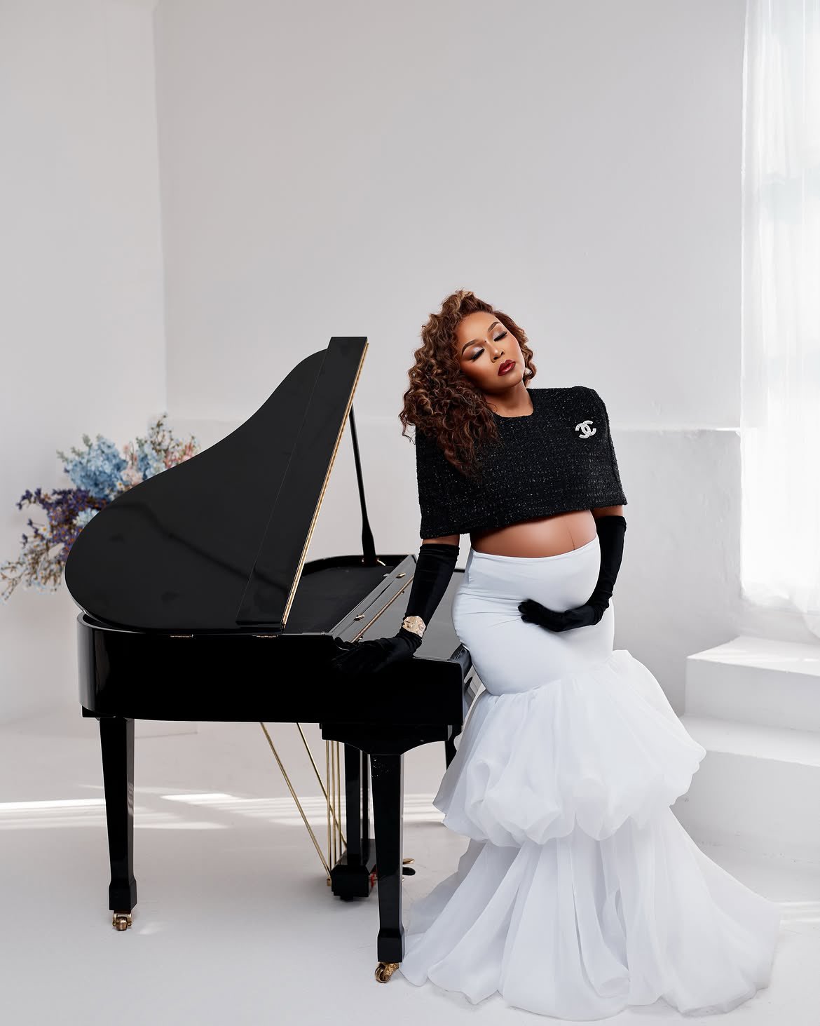 Cici expecting baby No. 2 as she unveils stunning maternity shoot
