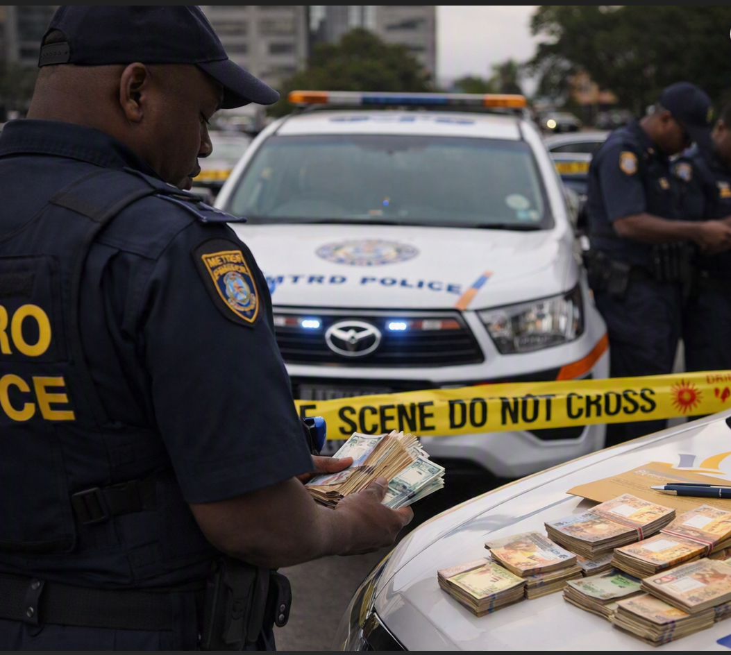 Metro police officer allegedly pocketed R1.5 million in cash bribes in one day