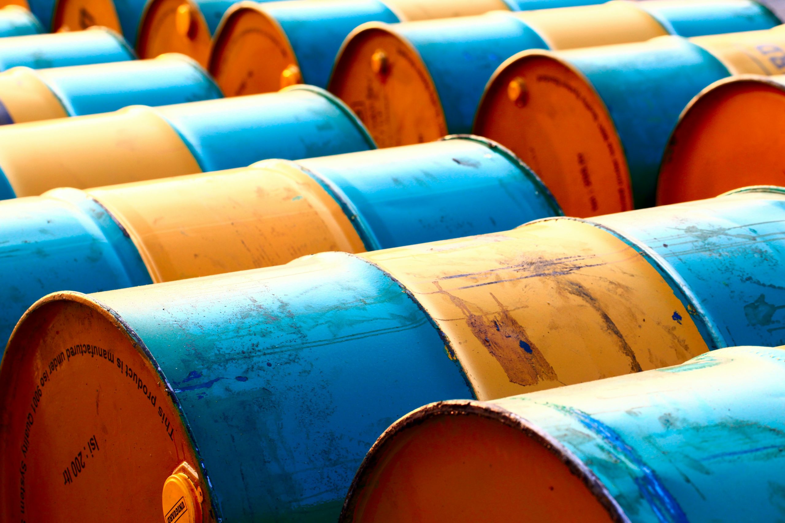 Oil drums to illustrate Angola oil discoveries