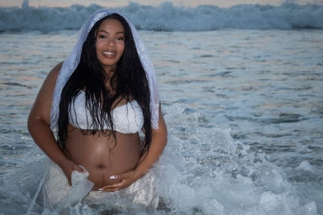 Shekhinah surprises fans with birth of first child, a baby girl